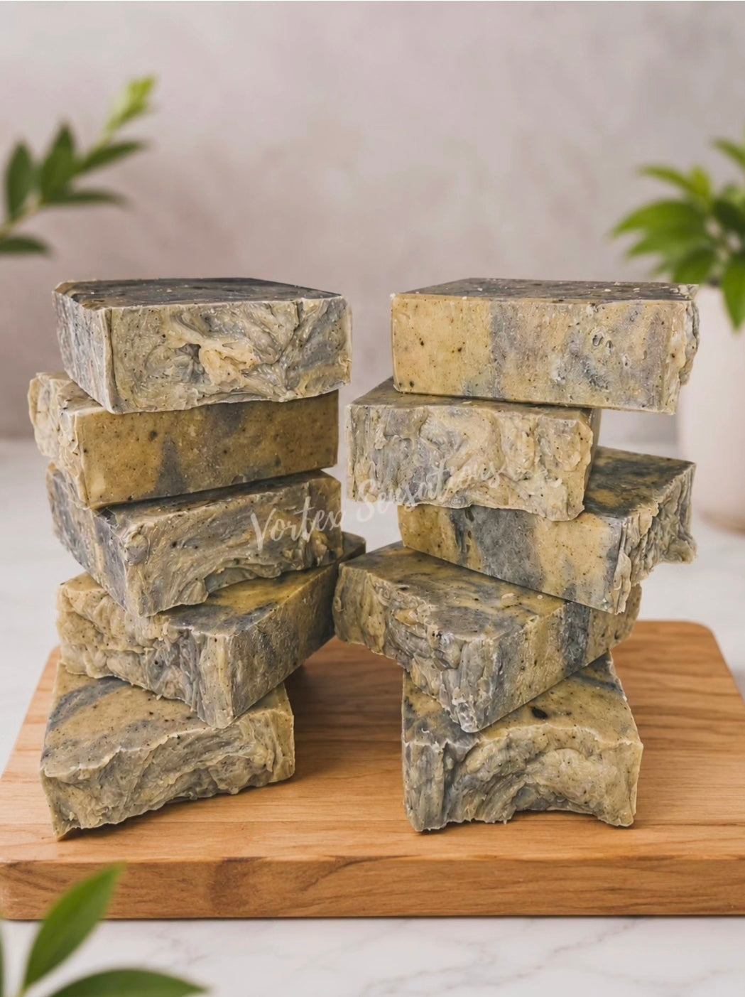 Matcha/Bamboo/Charcoal Soap