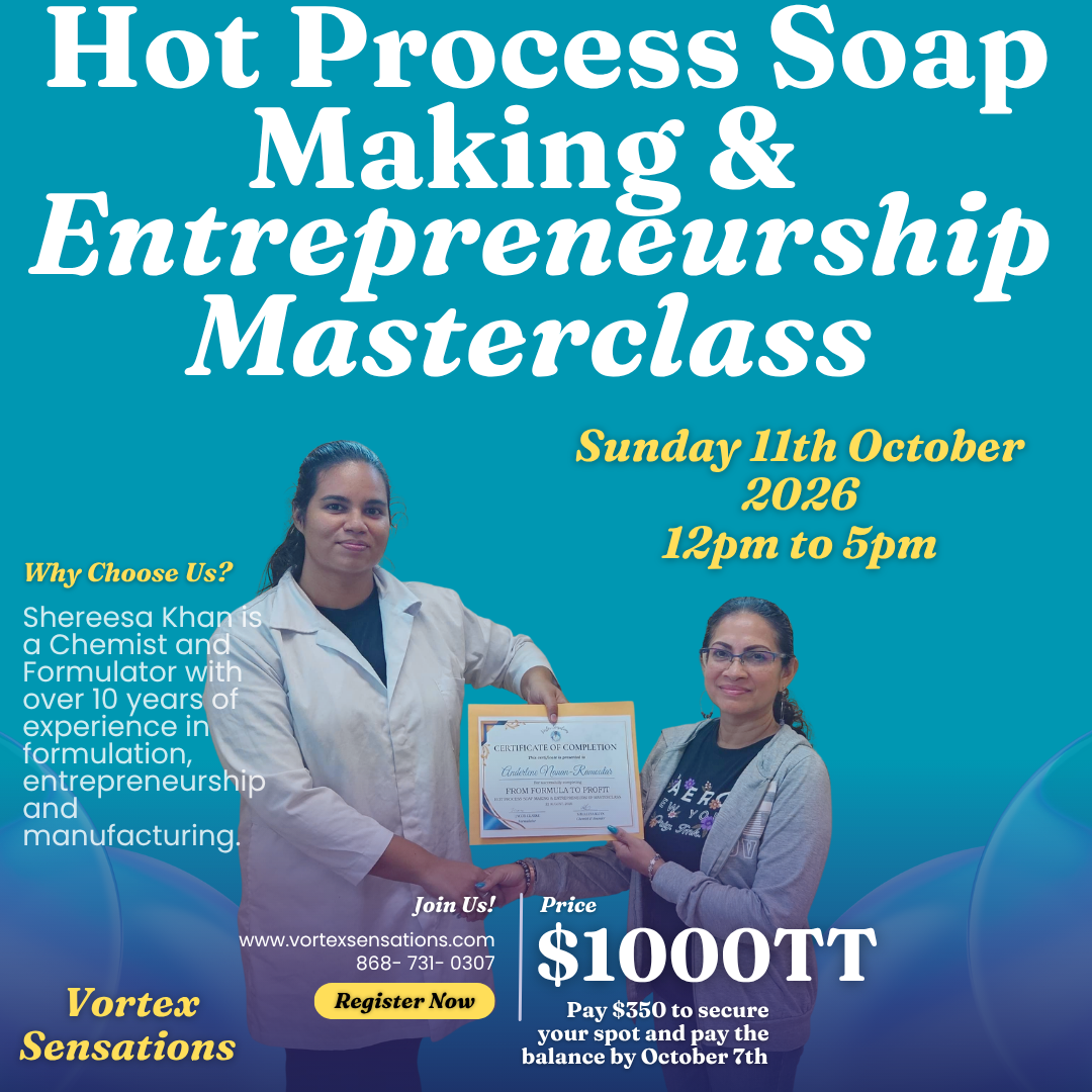 October: Soap Making & Entrepreneurship Masterclass (South)